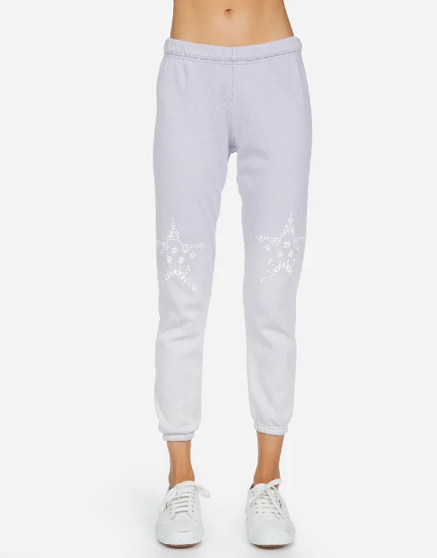 Nate Crop Star Sweatpant