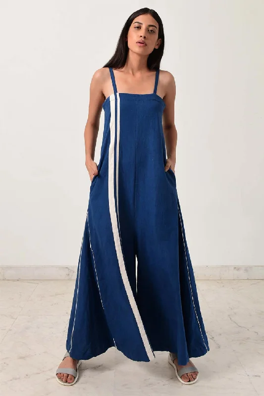 Indigo Strappy Jumpsuit