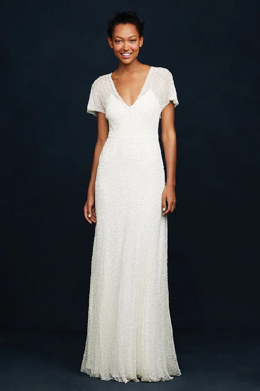 J. Crew Beaded Wedding Gown