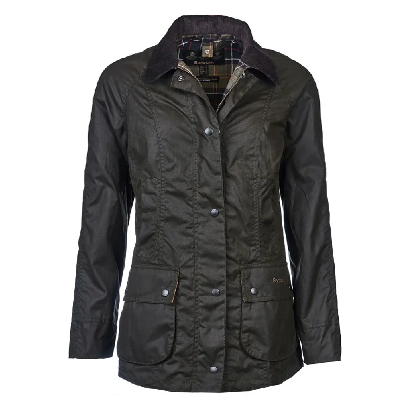 Classic Beadnell Wax Jacket Olive