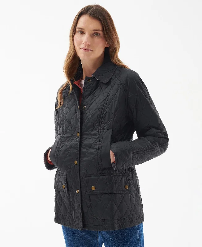 Summer Beadnell Quilted Jacket Black