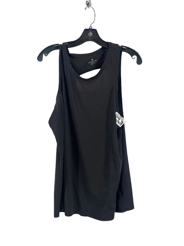 Athletic Tank Top By Athleta In Black, Size: L