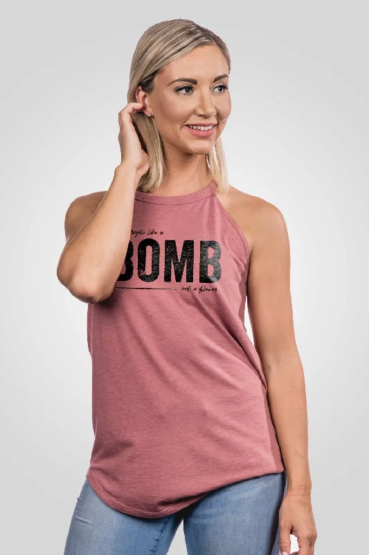 Women's Halter Tank - Like a Bomb