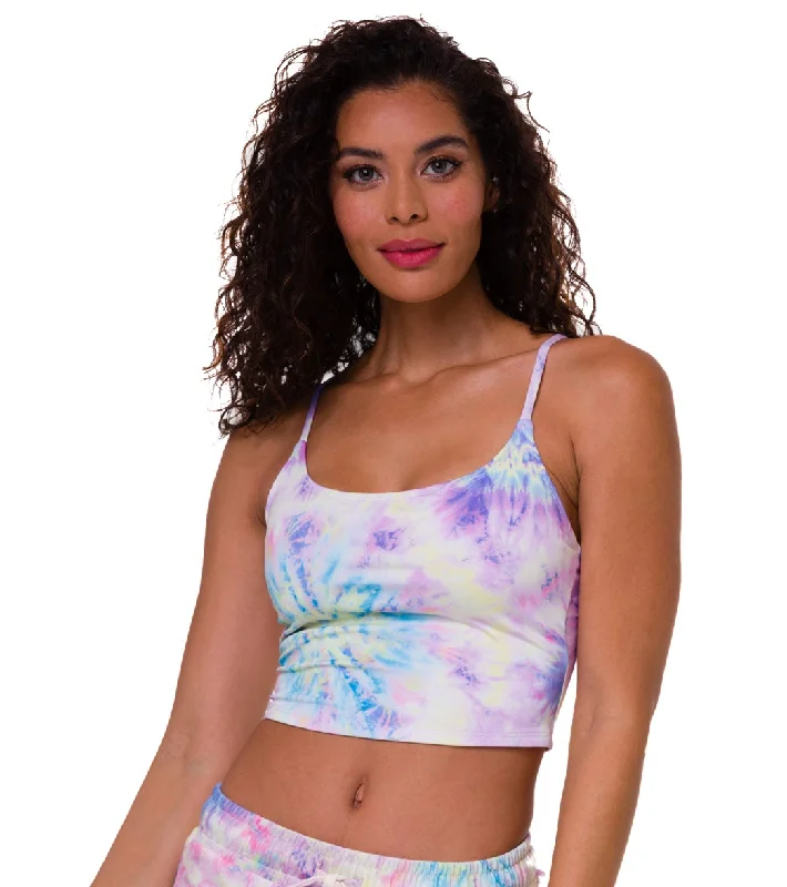 Onzie Belle Cami Yoga Crop Neon Tie Dye