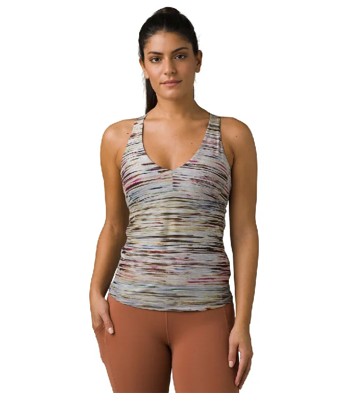 prAna Layna Bra Tank Multi Striations