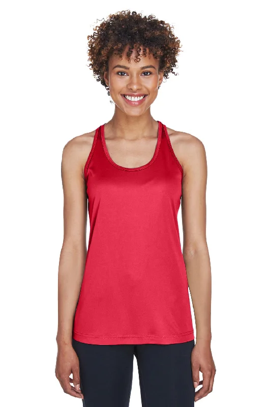 Team 365 Womens Zone Performance Moisture Wicking Tank Top - Red