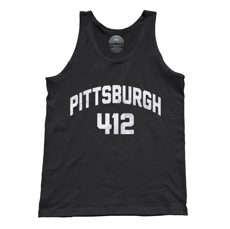 Unisex Pittsburgh 412 Area Code Tank Top