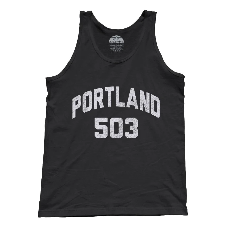 Unisex Portland 503 Area Code Tank Top