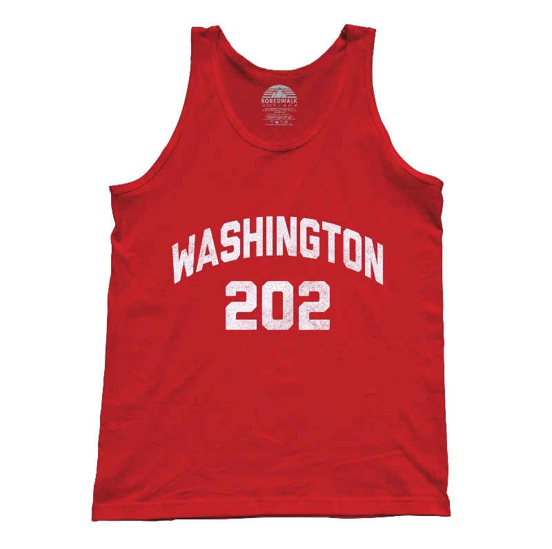 Unisex Washington DC 202 Area Code Tank Top