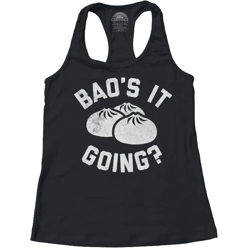 Women's Bao's It Going Dim Sum Racerback Tank Top