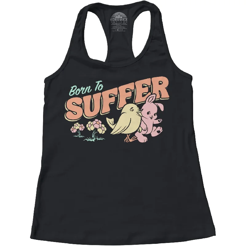 Women's Born to Suffer Racerback Tank Top