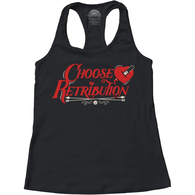 Women's Choose Retribution Racerback Tank Top