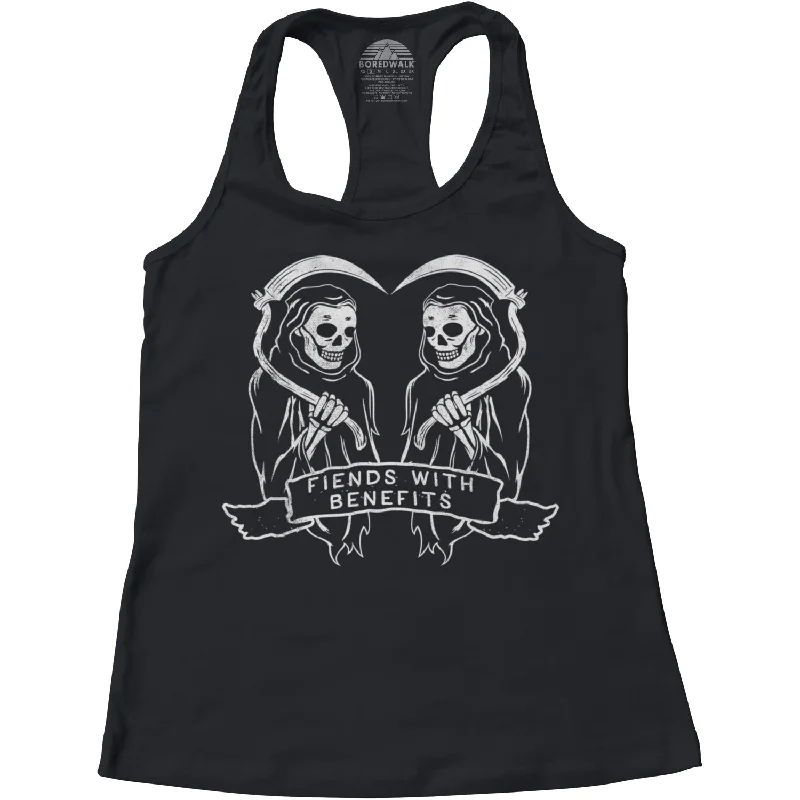 Women's Fiends With Benefits Racerback Tank Top