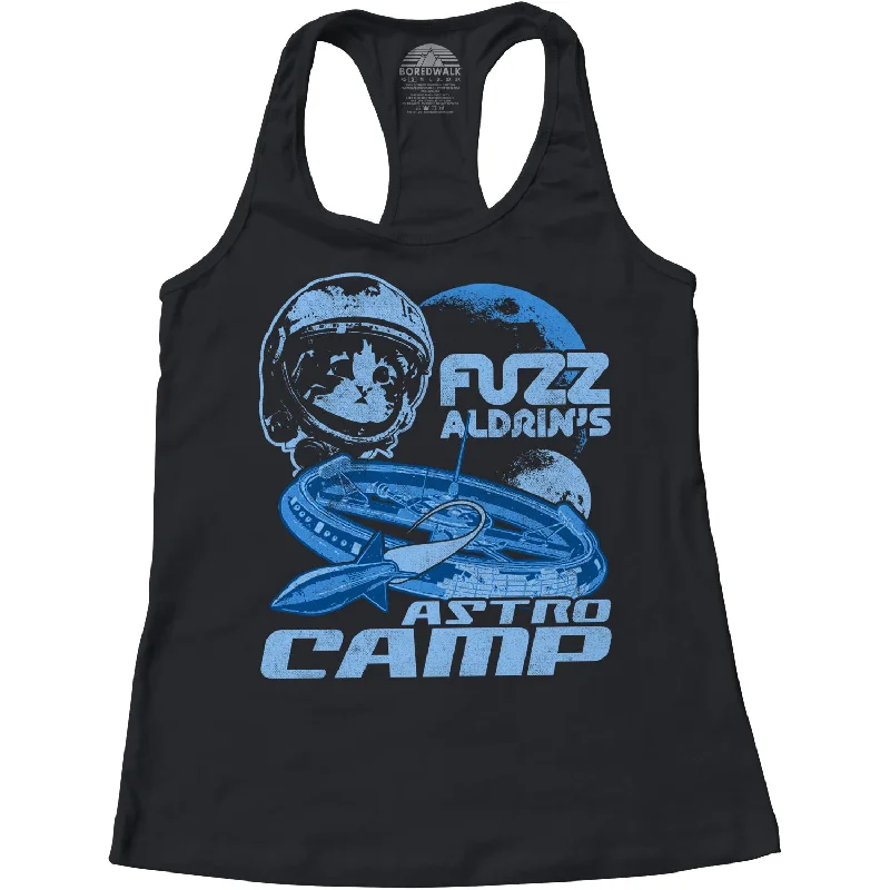 Women's Fuzz Aldrin's Astrocamp Racerback Tank Top