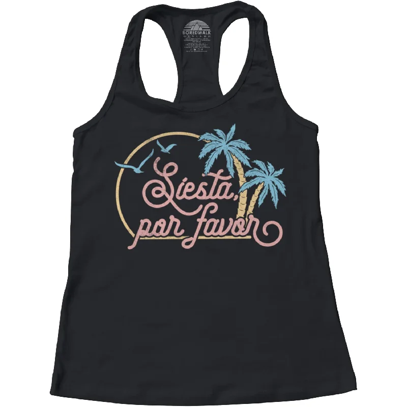 Women's Siesta Por Favor Racerback Tank Top