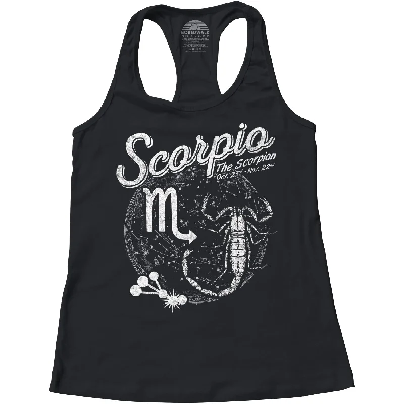 Women's Vintage Scorpio Racerback Tank Top