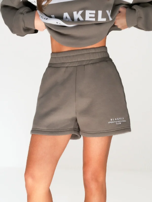 Serena Jogger Shorts - Safari Green