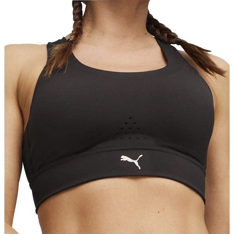 Puma PWRbreathe Womens Running Sports Bra - Black