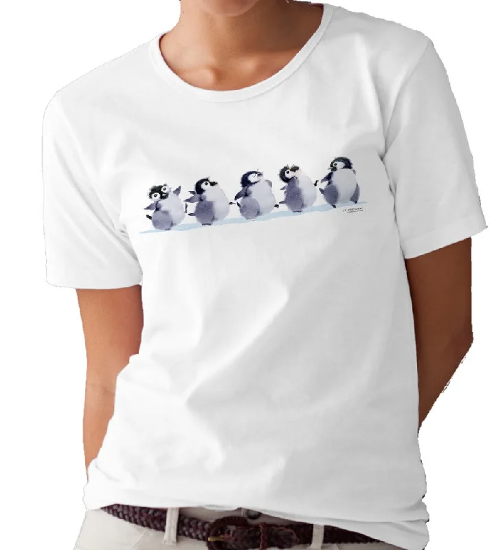 Dancing Baby Penguins T-shirt/tee by Valerie Pfeiffer