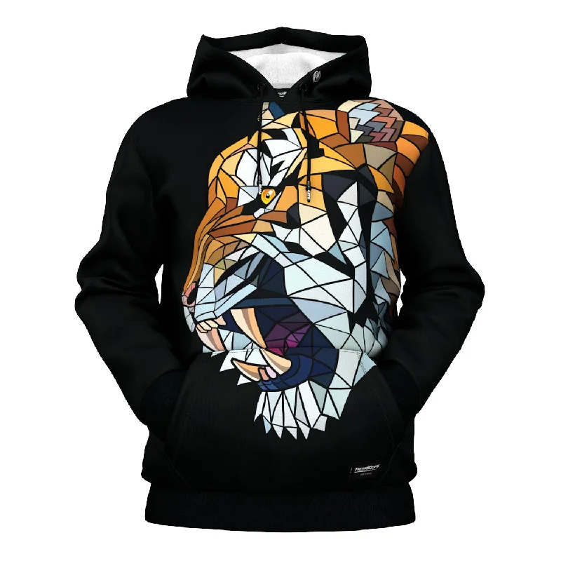 Geometric Tiger Hoodie