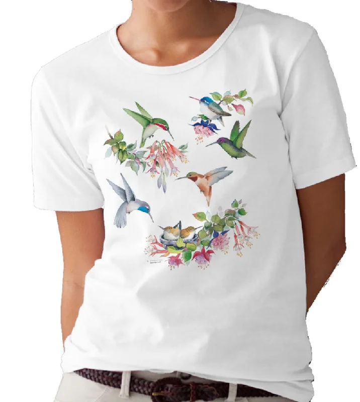 Hummingbirds of North America T-shirt/tee by Valerie Pfeiffer