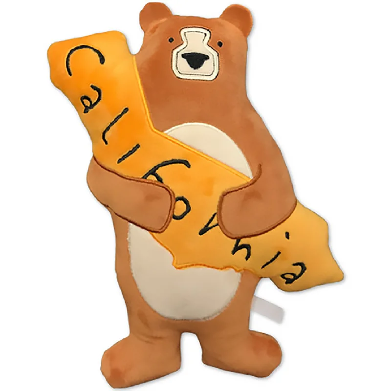 I Love You California Bear Plush Pillow