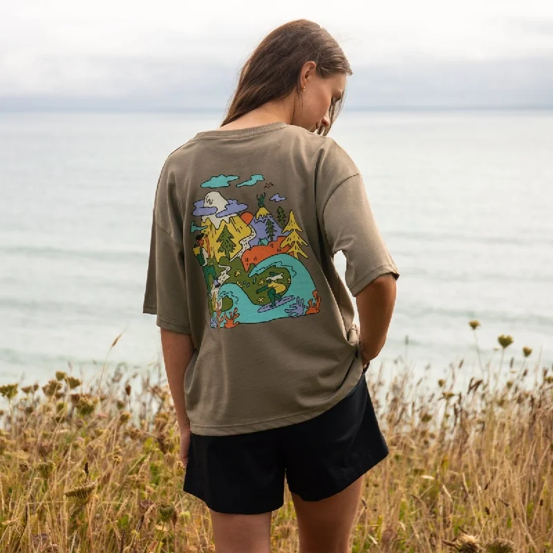 Women's Outdoor Living Oversized T-Shirt